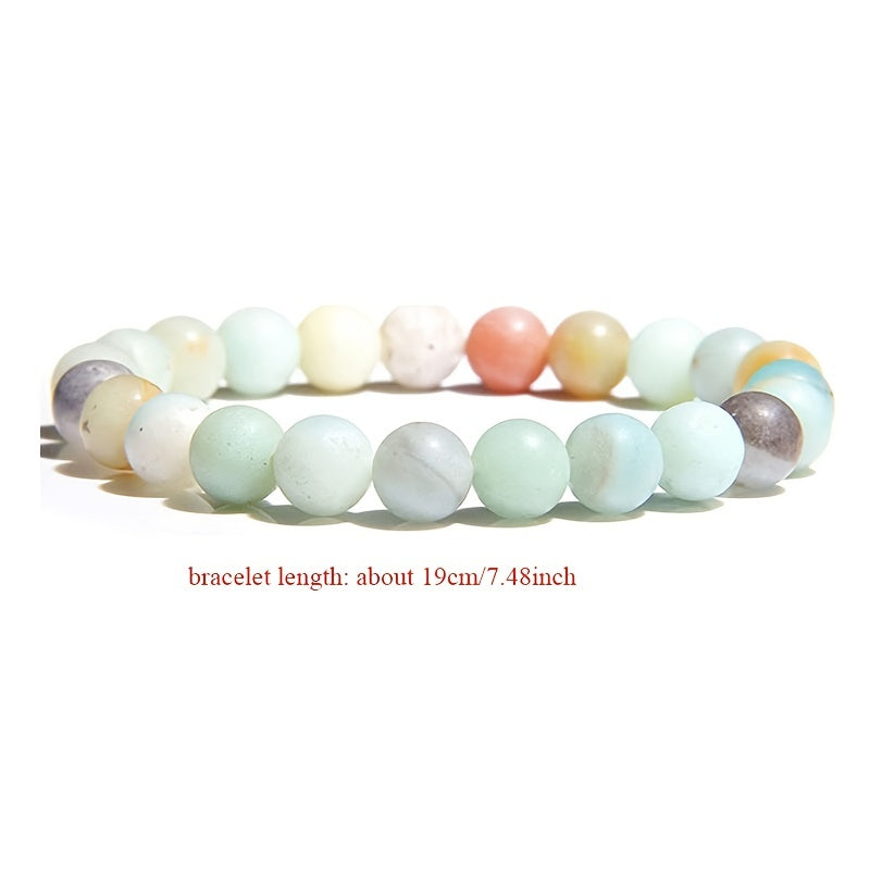 8mm Crystal Stone Beaded Bracelet Healing Stretch Hand Chain