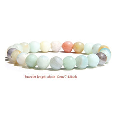 8mm Crystal Stone Beaded Bracelet Healing Stretch Hand Chain