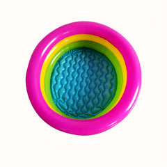 Fluorescent Inflatable Pool Outdoor Three Ring Swimming Pool