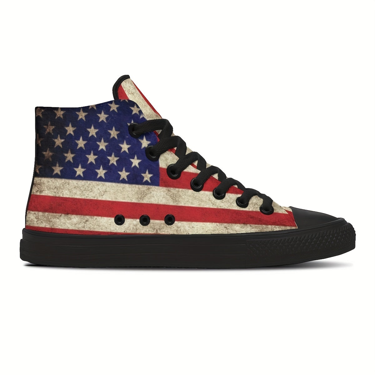 Men's Vintage Style High Top Canvas Skate Shoes