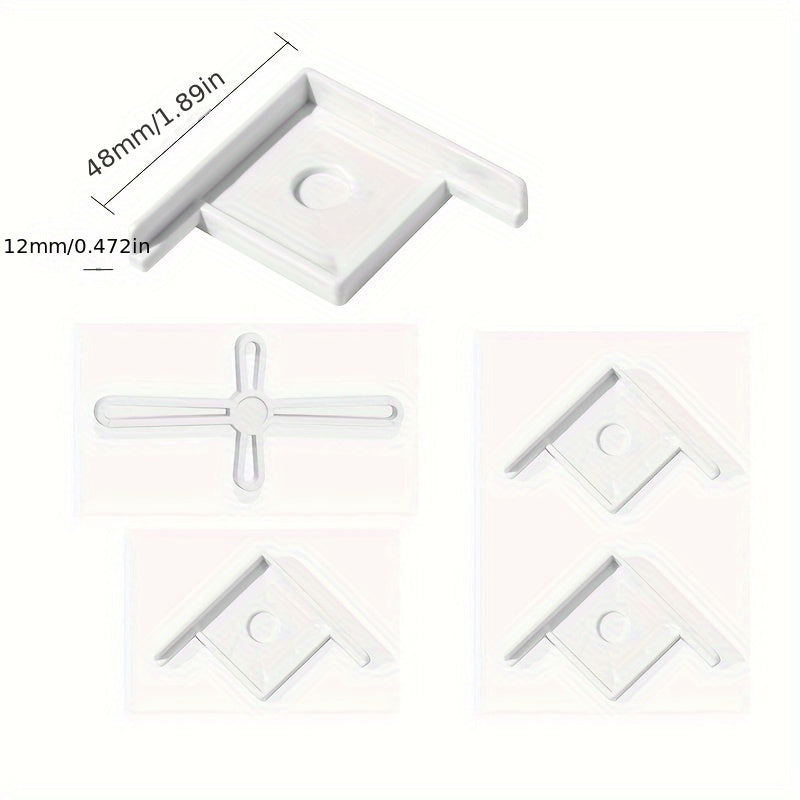Fish Tank Bottom Corner Protection Plastic Bracket Glass Angl