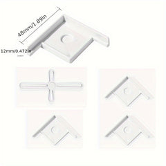 Fish Tank Bottom Corner Protection Plastic Bracket Glass Angl