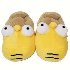 Women's Cartoon Slip on Slippers Keep Warm House Slippers