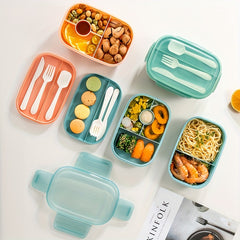 Leak Proof Bento Box Lunch Container with Utensil Set