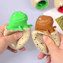 Dino Egg Prank Toy Set - Surprise Birthday Gift - Novelty Dinosaur Cup Squeeze