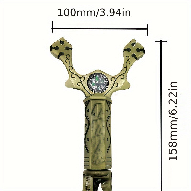 High Precision Alloy Slingshot Toy With Hallow Handle
