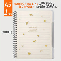 B5 Coil Notebook 60 Sheets Ultra Thick for Student Diary Memo Pad