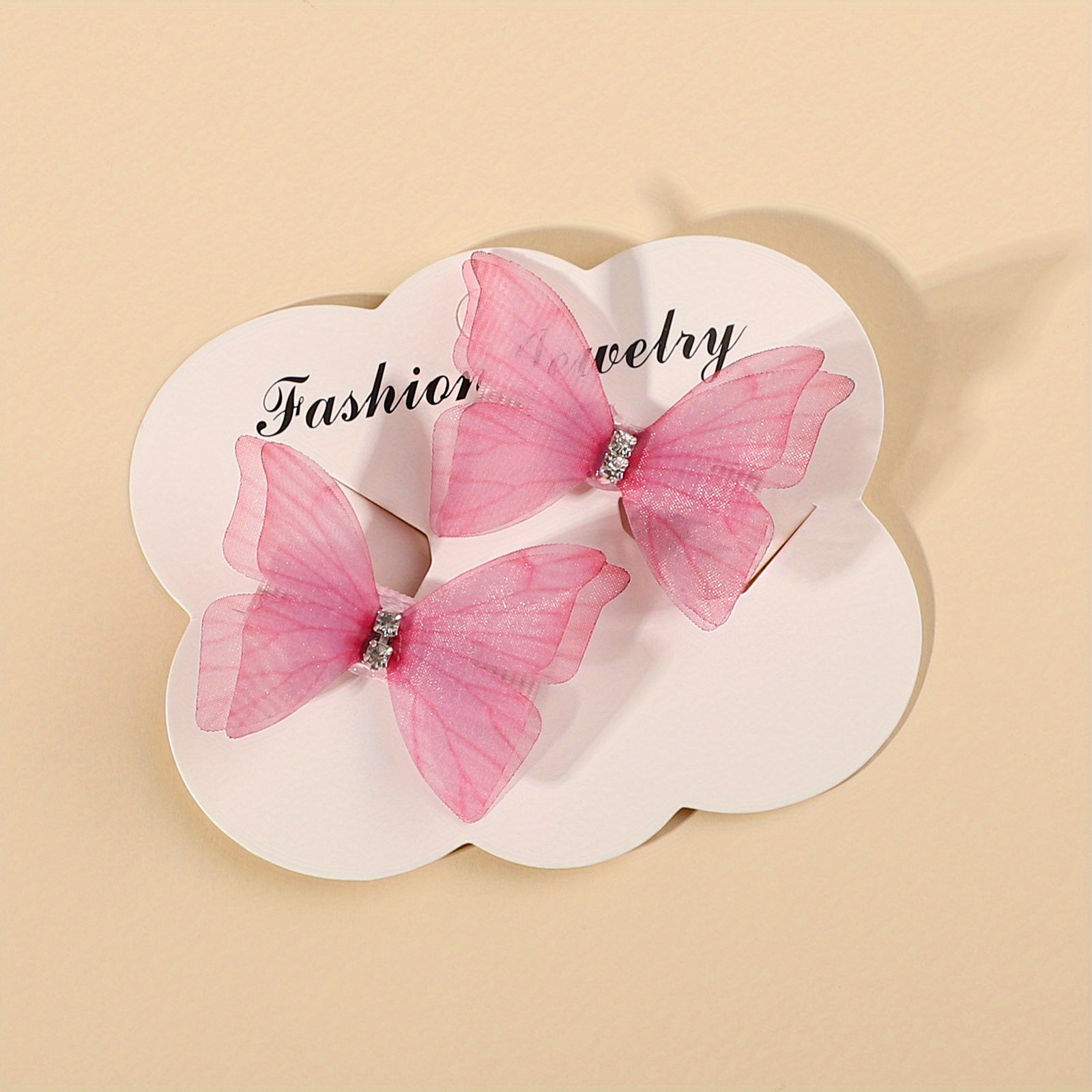 Butterfly Hairpin Princess Hair Clips for Baby Girls