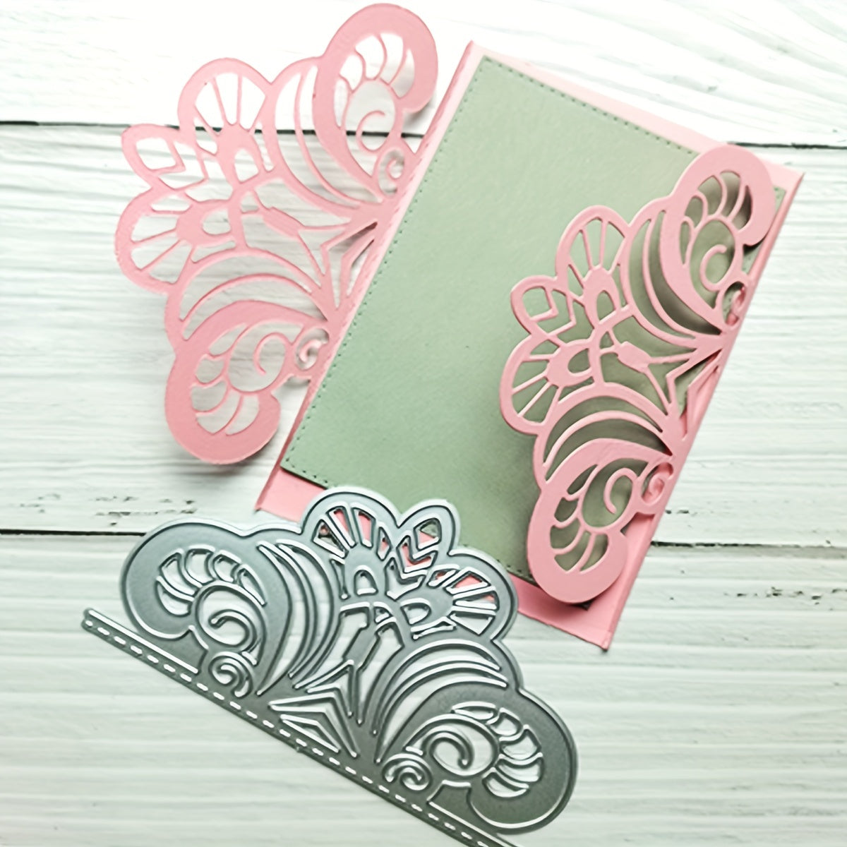 1pc Lace Flower Paper Art Embossing Cutting Dies for DIY Scrapbook Album