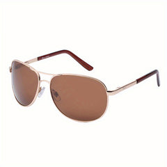 Men's Polarized Aviator Sunglasses Vintage Toad Mirror UV400