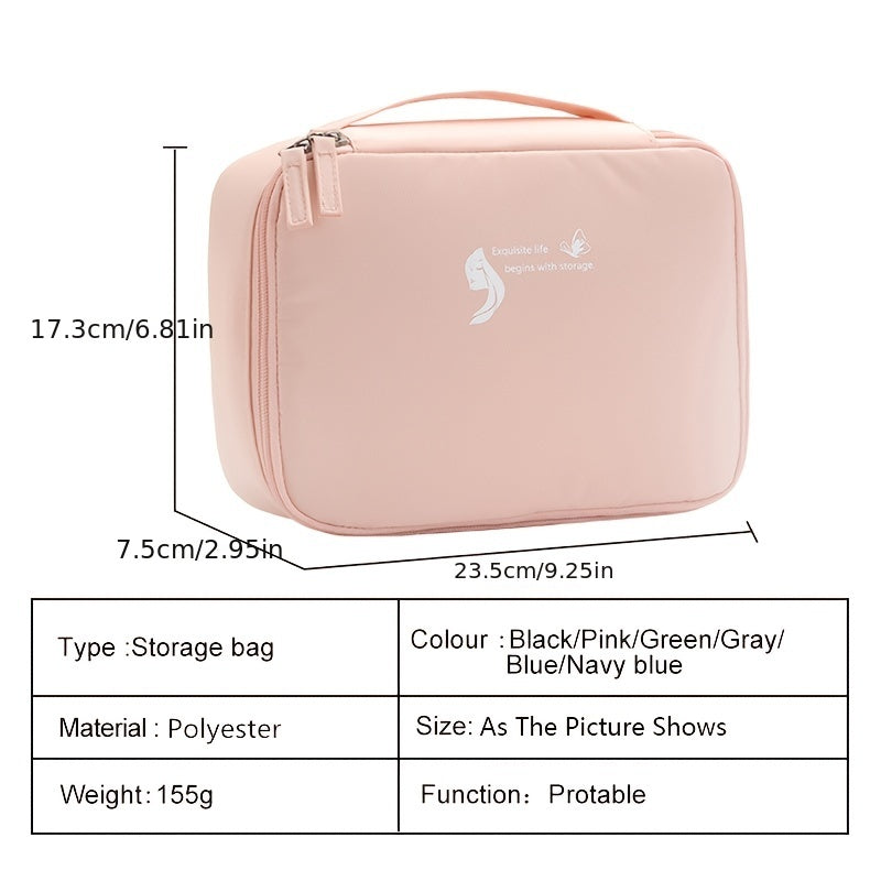 Candy Colors Cosmetic Bag for Travel and Outdoor Makeup Organization