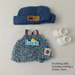LABU Doll Clothing Set, Valentine's Gift, Exclusively Designed, 16-17cm Doll Out
