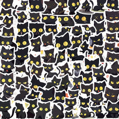 100pcs Cat Sticker Waterproof Coffee Cup Notebook Toy Car Sticker