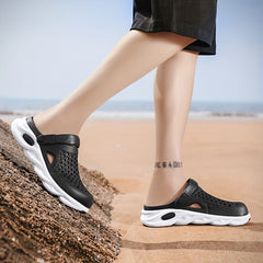 Men's Lightweight Comfy Blade Clogs Hollow Out Non Slip Garden Shoes Summer