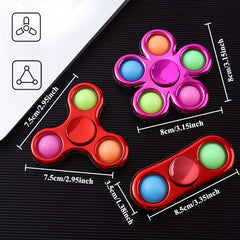 Electroplated Bubble Fun Finger Spinner