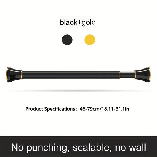 Telescopic Shower Curtain Rod for Bathroom Drying Wardrobe Hanging Clothes