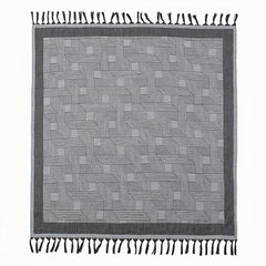 Grey Tactical Scarf Desert Keffiyeh Head Neck Scarf Arab Tassel Wrap