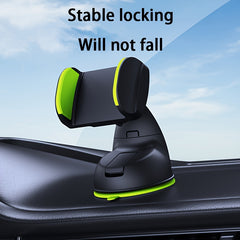 Adjustable Car Phone Holder with Suction Cup and Vent Mounting