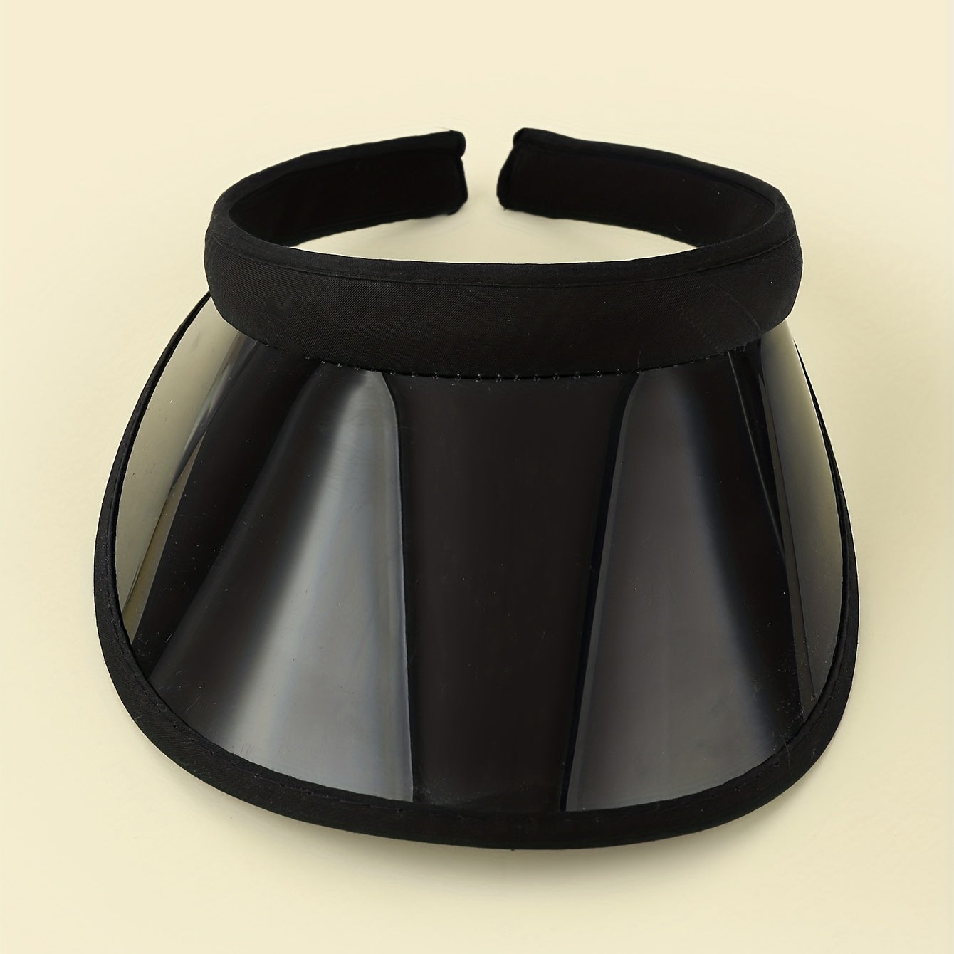 PVC Transparent Sun Visor Hat Candy Color Sunscreen Summer Visors