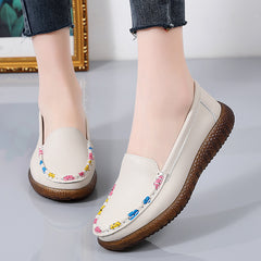 Women's Slip On Flat Loafers Soft Sole Walking Shoes