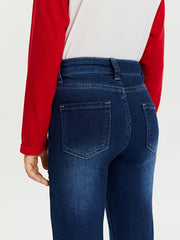 Girls Ripped Straight Leg Jeans for Casual Outfit