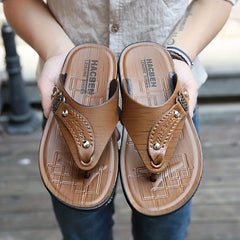 Men's Thong Sandals Non Slip Beach Shoes