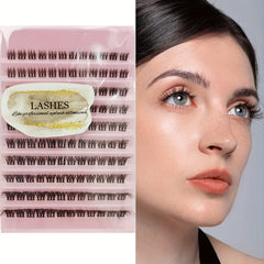 Wispy Soft False Eyelashes 280 Pcs Individual Cluster D Curling Lashes
