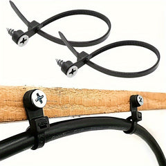 100pcs Cable Ties Reusable Nylon Zip Fasteners