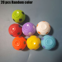 Colorful Mini Football Spinning Ball - Pack of 30