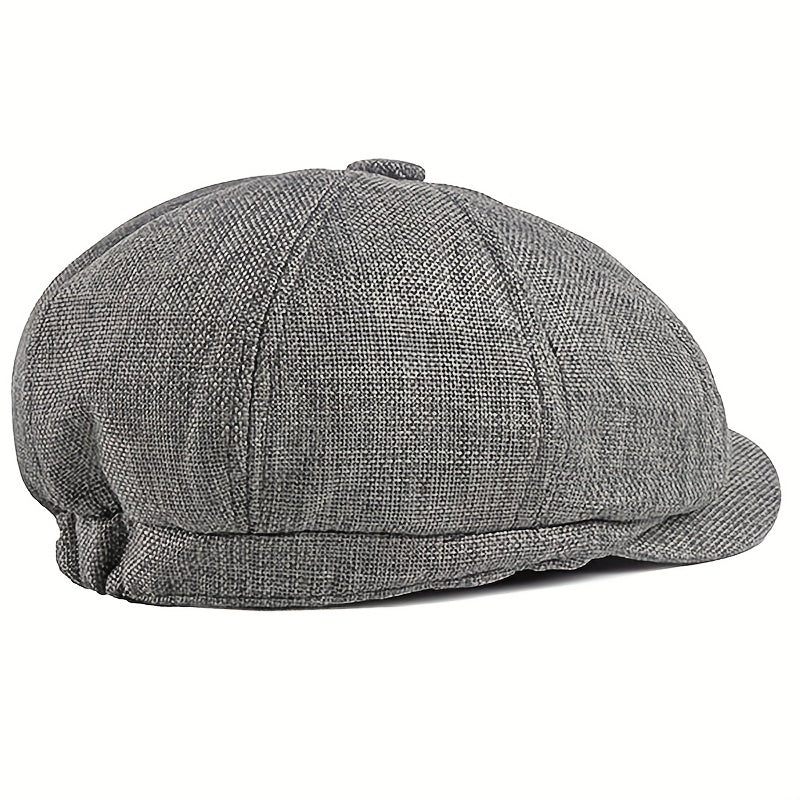 British Beret Octagonal Cap for Men Women