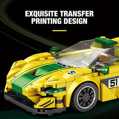 368pcs Reobrix Car Building Blocks Racing Car Building Blocks City Vehicle Build