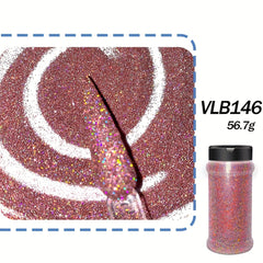 Holographic Glitter Fine Glitter Powder Craft Resin Nails Laser Shakers Bottle