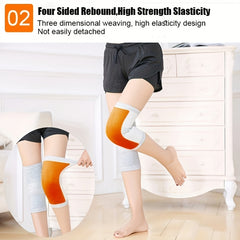 Thickened Golden Velvet Knee Pads for Warmth and Protection