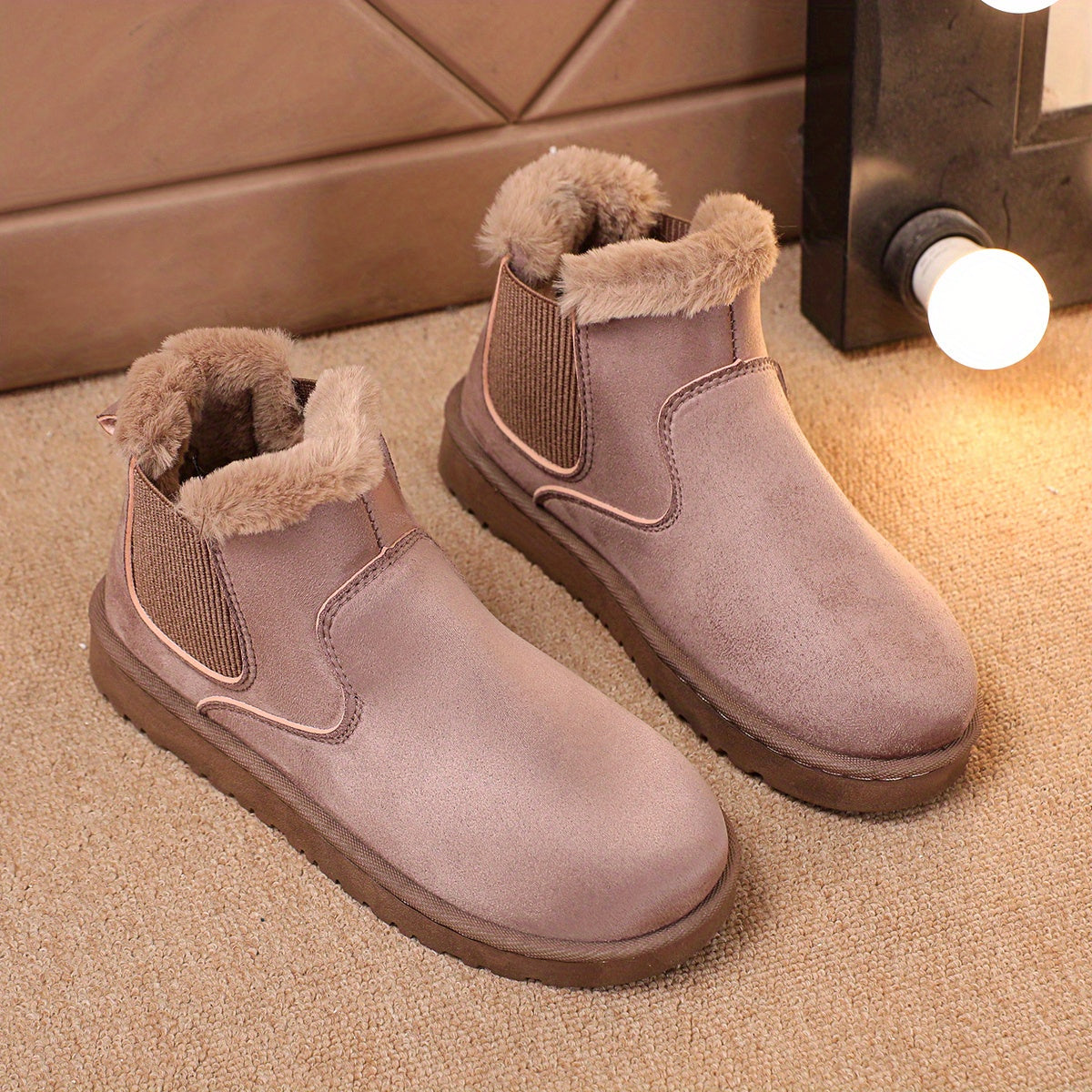 Women's Non-Slip Snow Shoes Winter Platform Shoes