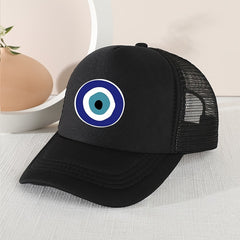 Kids Single-Eye Print Mesh Baseball Cap for Outdoor Activity