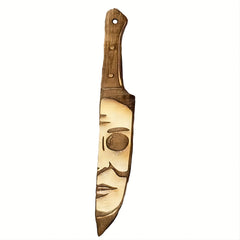 4pcs Wooden Halloween Decoration Props Pendant Horror Party Gift