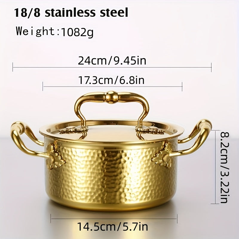 Single Mini Cooking Pot Stainless Steel Chafing Dish