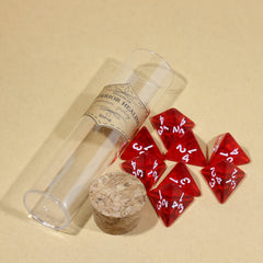 Healing Potion Series Red Polyhedral Dice Set