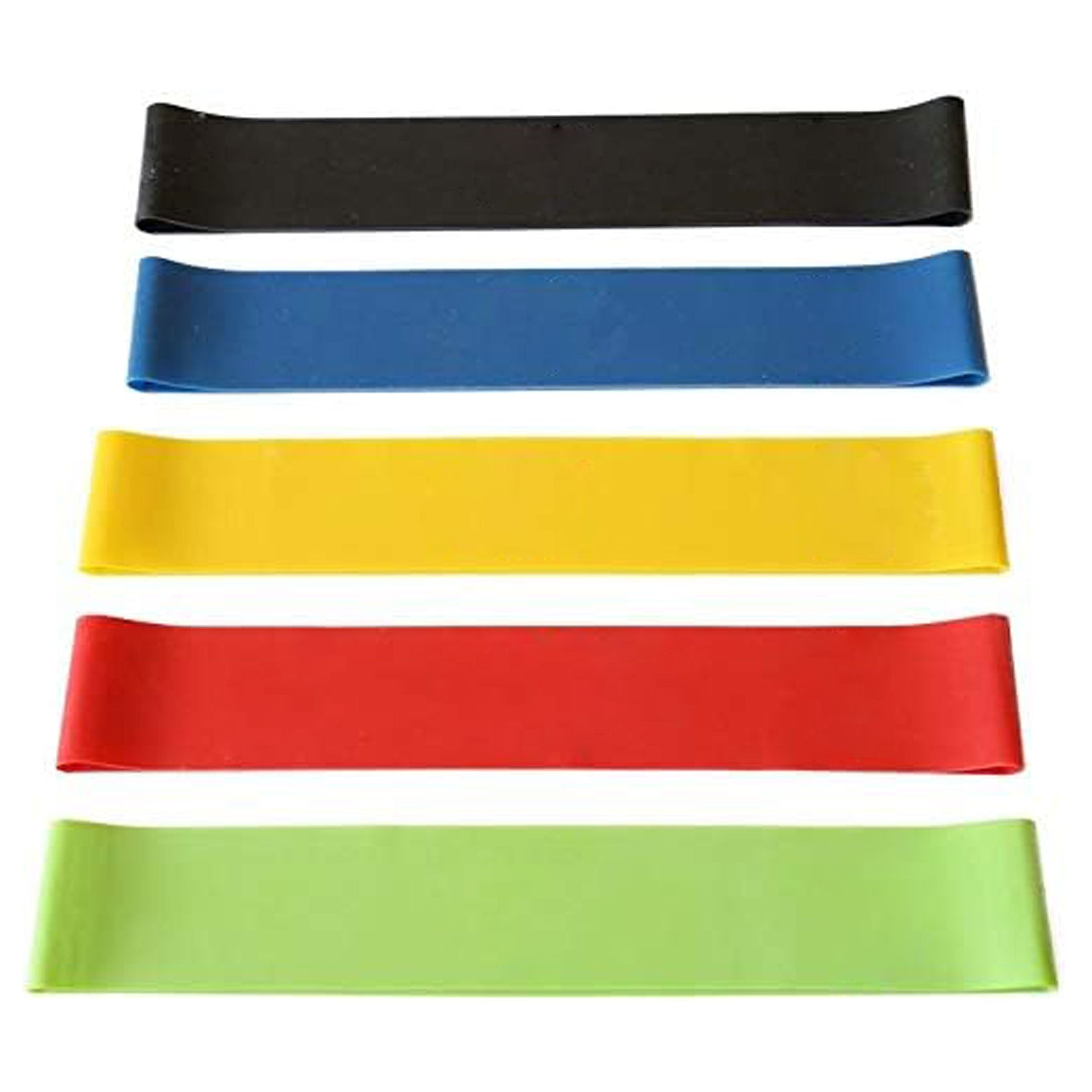 5pcs Latex Elastic Resistance Band for Yoga Fitness Hip Lifting Training