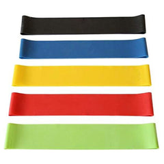 5pcs Latex Elastic Resistance Band for Yoga Fitness Hip Lifting Training