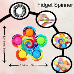FANSACK Fidget Spinner Toys 5 9pcs Pack for Kids & Adults Anxiety Toys