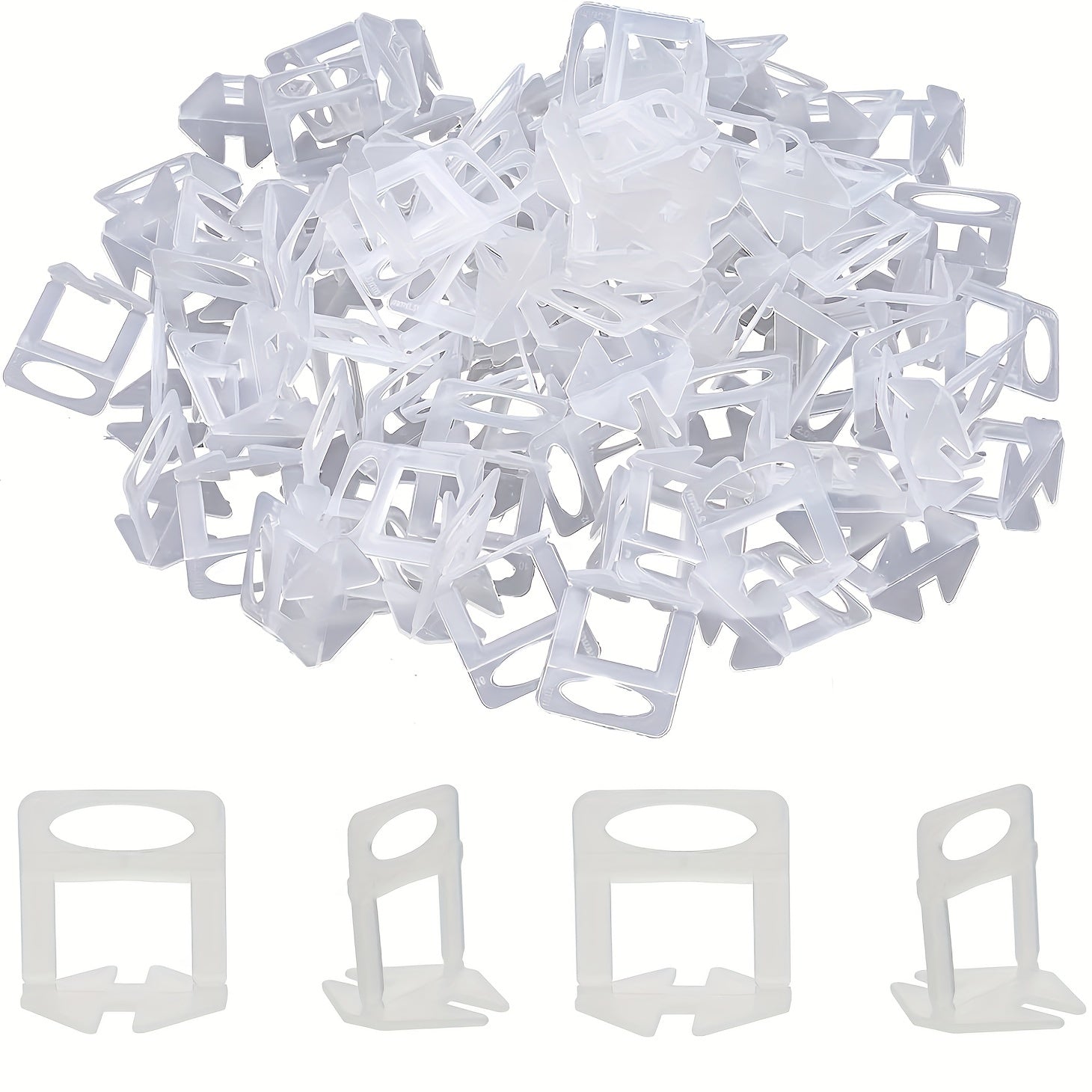 500pcs Tile Leveling Clips 1.5mm 2mm 3mm