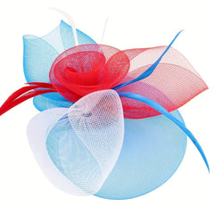 Mesh Faux Feather Ladies Party Headwear