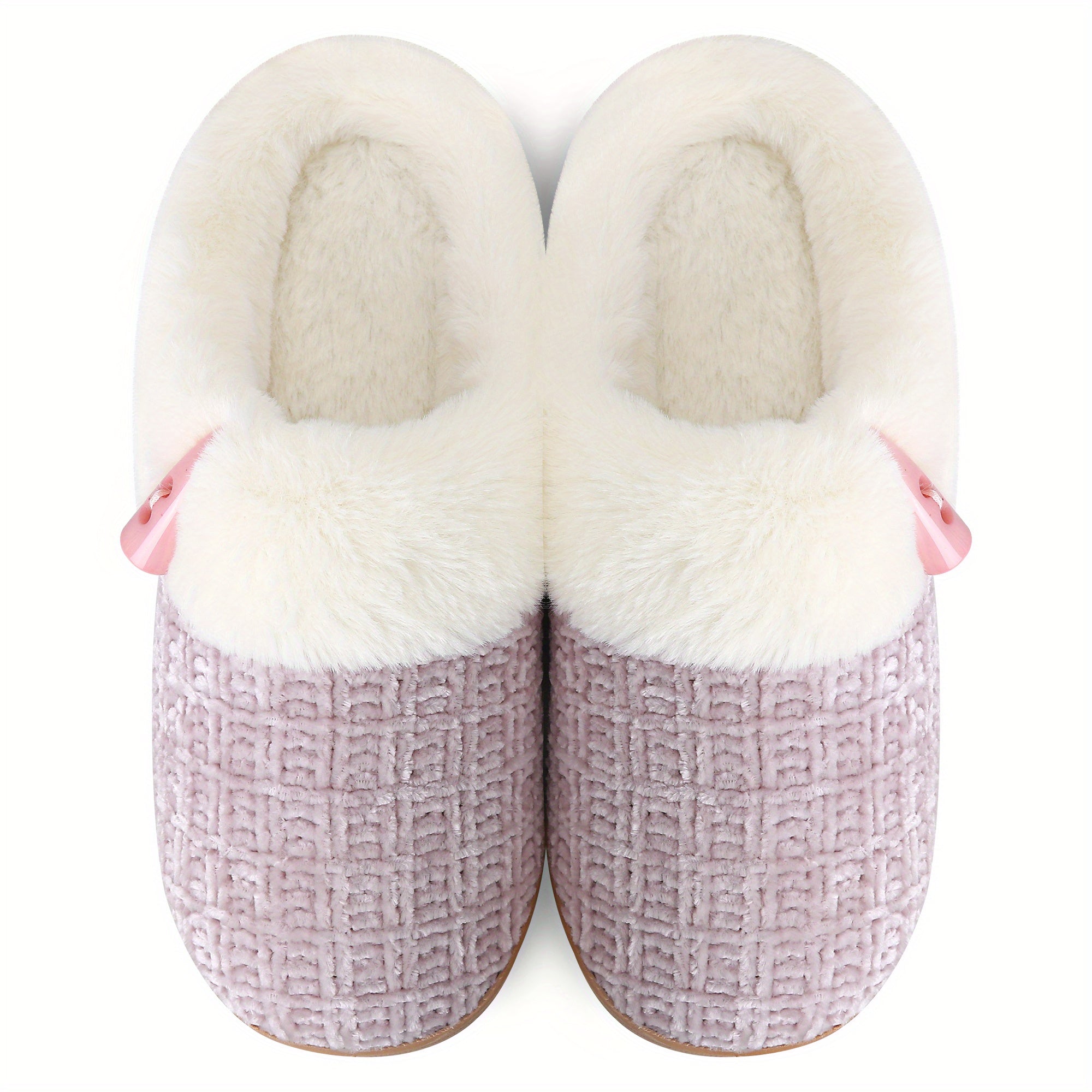 Women's Memory Foam Slippers Plush Lined Warm Indoor Shoes