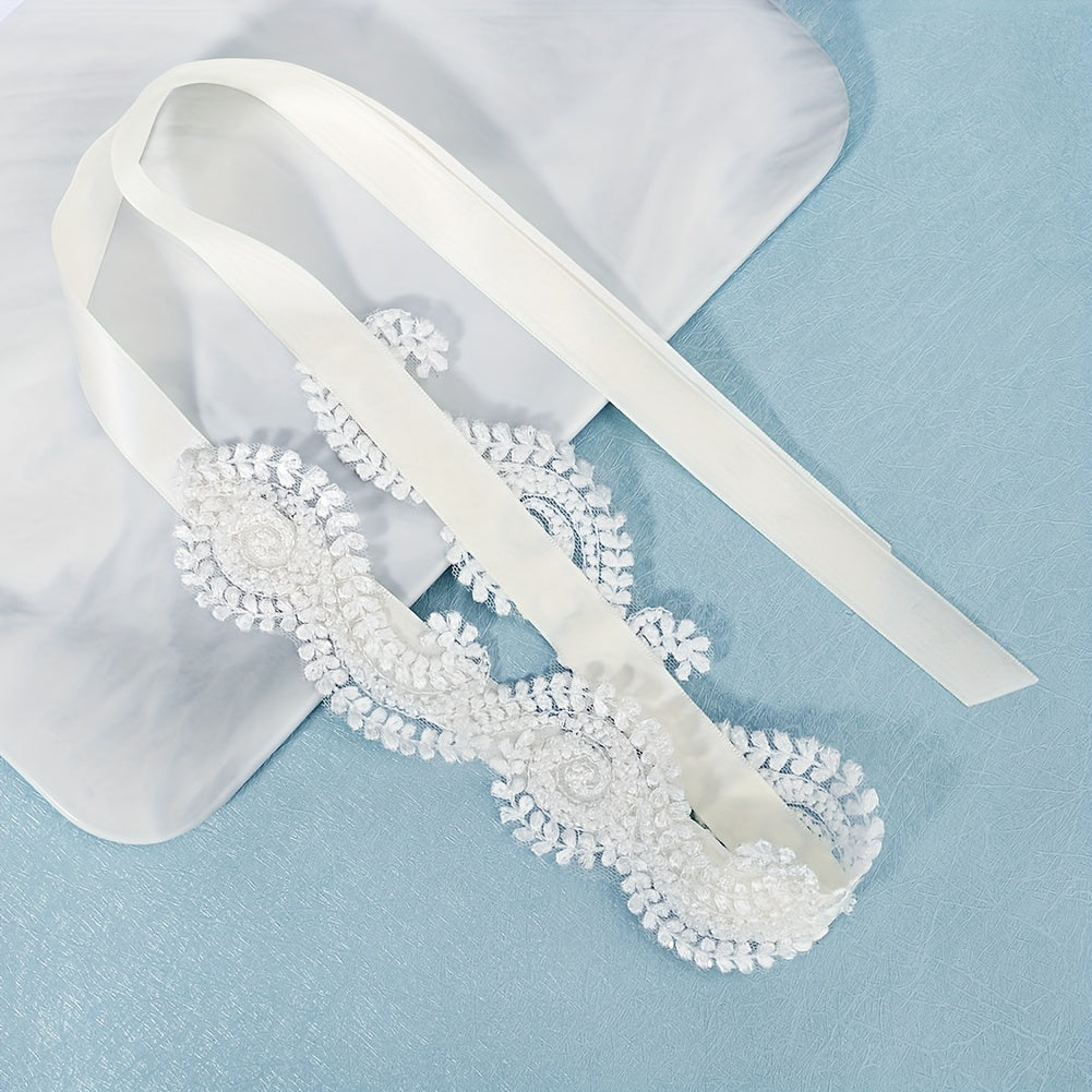 Vintage Lace Headband Bridal Wedding Hair Accessory