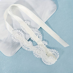 Vintage Lace Headband Bridal Wedding Hair Accessory
