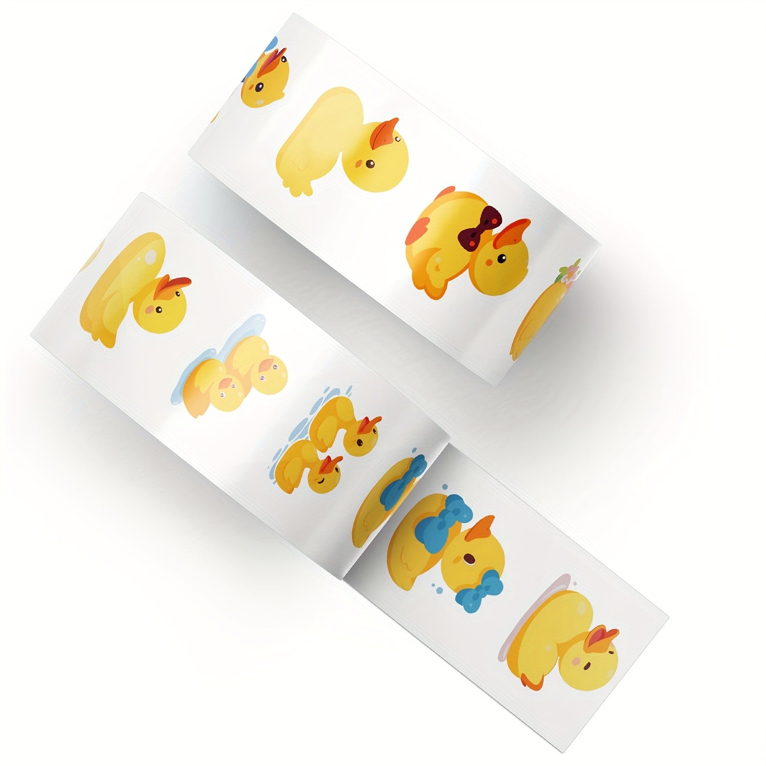 500pcs Duck Stickers Roll Vinyl Stickers Scrapbook Journaling Laptop Bumper