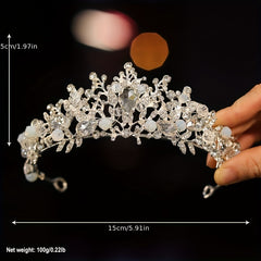 Baroque Crystal Crown Princess Headband Hair Accessories