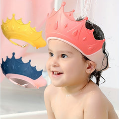 Baby Silicone Shampoo Cap Visor Adjustable Waterproof Wash Hair Shield