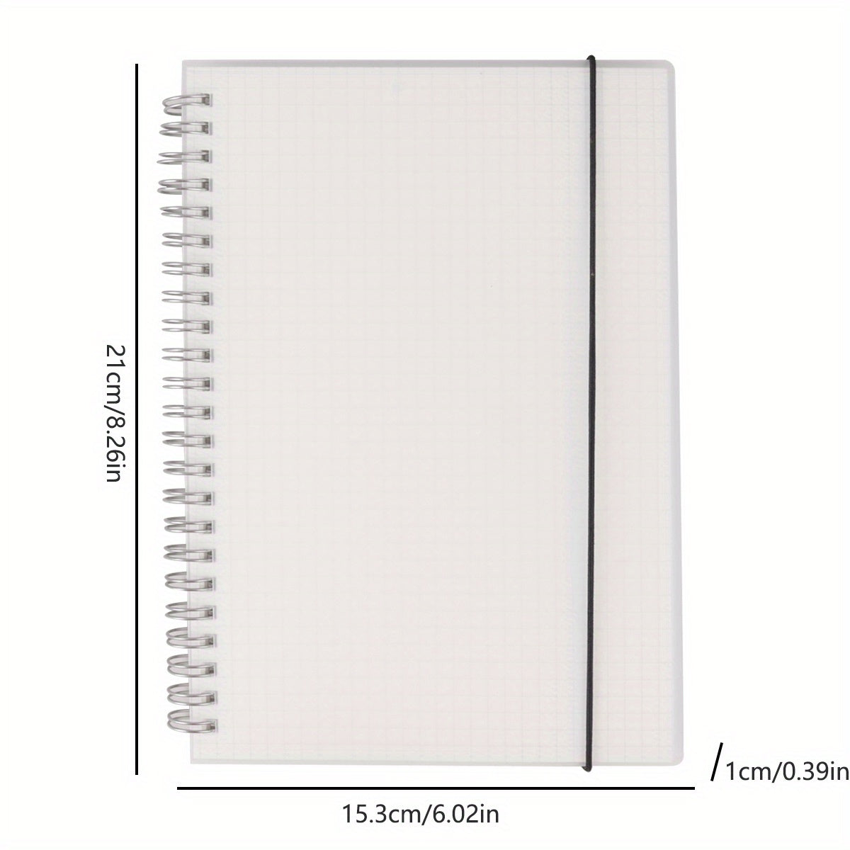 A5 Coil Notebook Blank Grid Journal Pack